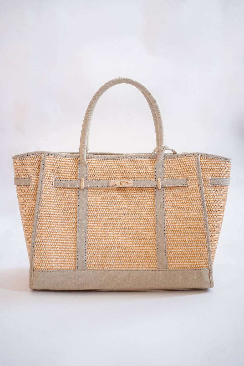 Spencer- Raffia Tote Bag- WS: Natural