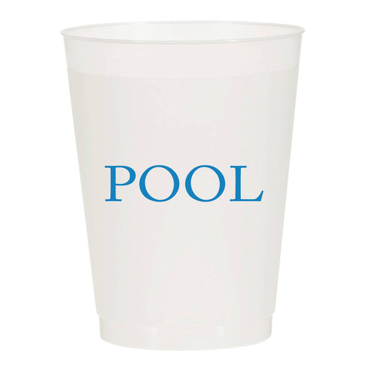Pool Summer Frosted Cups - Summer
