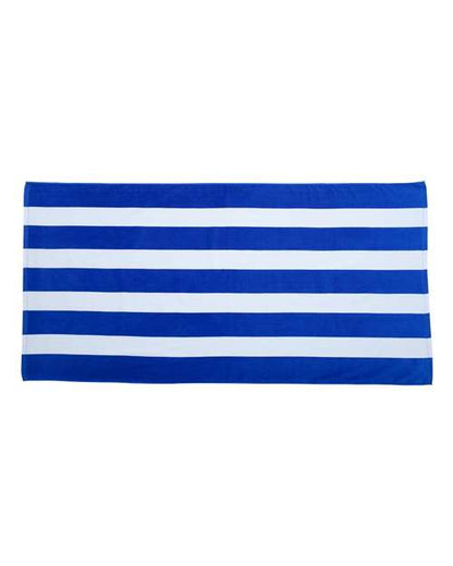 Carmel Towel Company  -  Cabana Stripe Velour Beach Towel