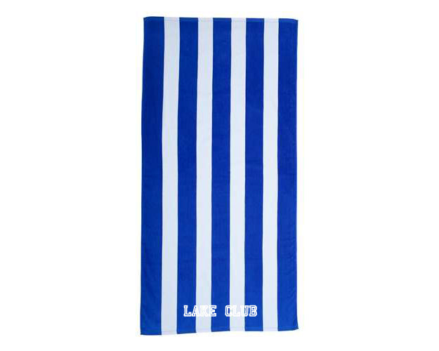 Carmel Towel Company  -  Cabana Stripe Velour Beach Towel