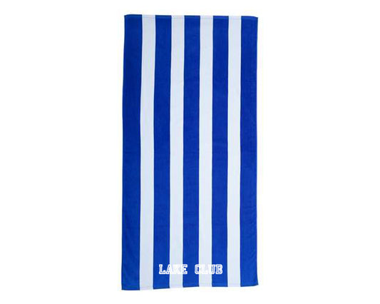 Carmel Towel Company  -  Cabana Stripe Velour Beach Towel
