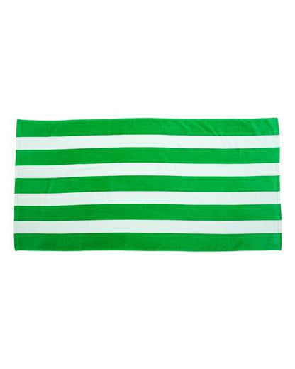Carmel Towel Company  -  Cabana Stripe Velour Beach Towel