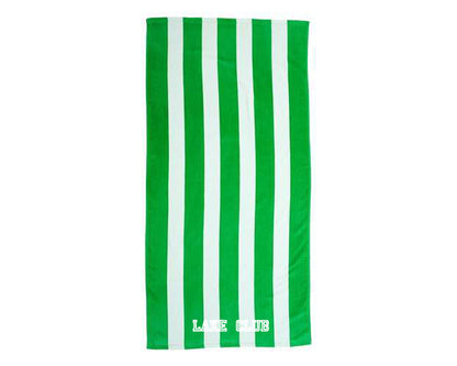 Carmel Towel Company  -  Cabana Stripe Velour Beach Towel