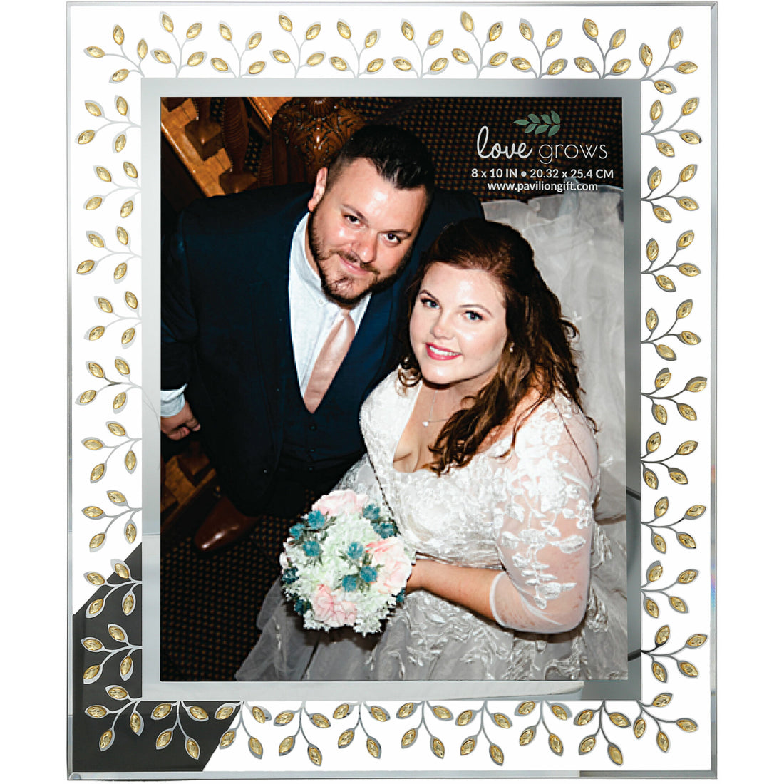 Gold Gems 11" x 13" Frame (Holds 8" x 10" Photo)
