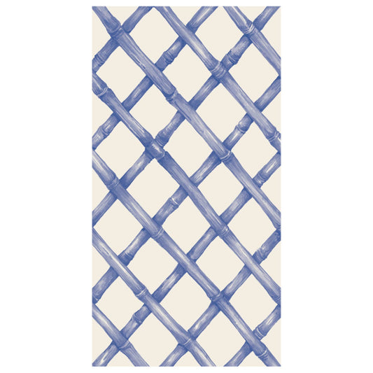 Blue Lattice Guest Napkin