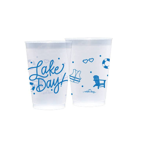 Lake Day! Cups & Napkins: FROST FLEX Cups | Blue
