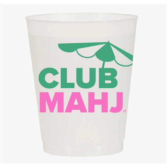 Club Mahj Mahjong Frost Flex Cups