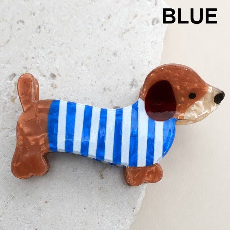 Dog Hair Claw Clips | Blue