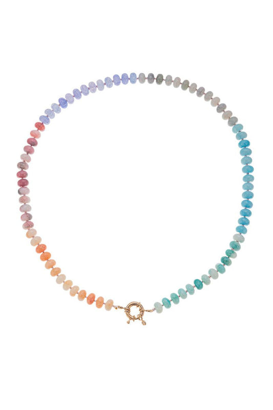 Vibrant Beaded Necklace: 17 / One Size