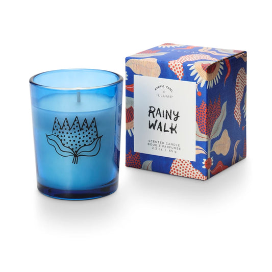 Rainy Walk Artist Boxed Votive