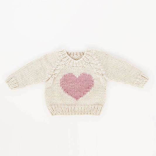 Sweetheart Crew Neck Sweater Baby & Toddler