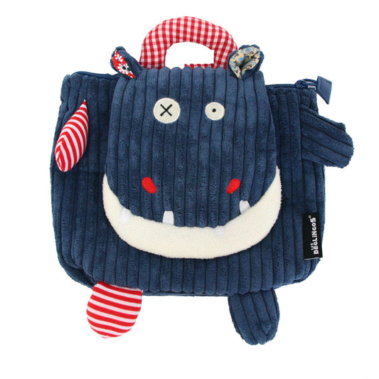 Corduroy Backpack Hippipos the Hippo