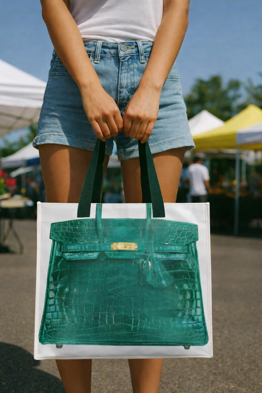 Inspired Re-Usable Shopper Tote - Green