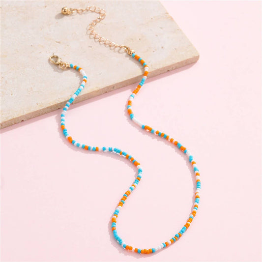 18k Stainless Steel Tarnish Free Beaded Necklace | Turq