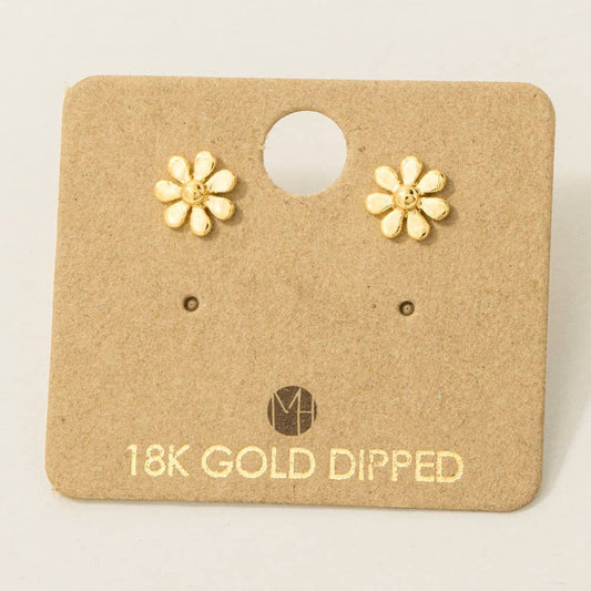 Mini Flower Stud Earrings: G