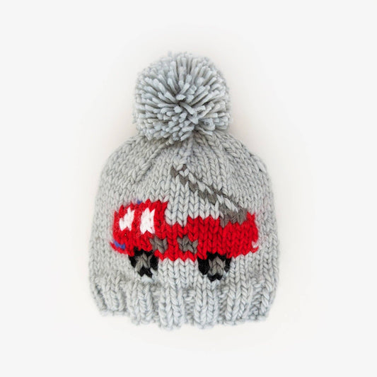 Fire Engine Beanie Hat Baby & Kids