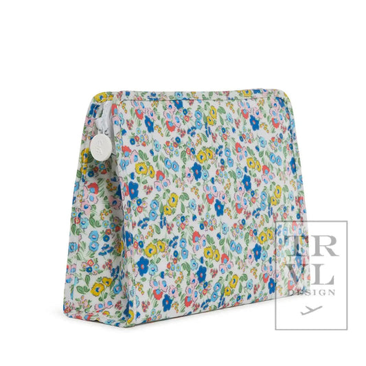 Roadie Large Zip Pouch - Posies
