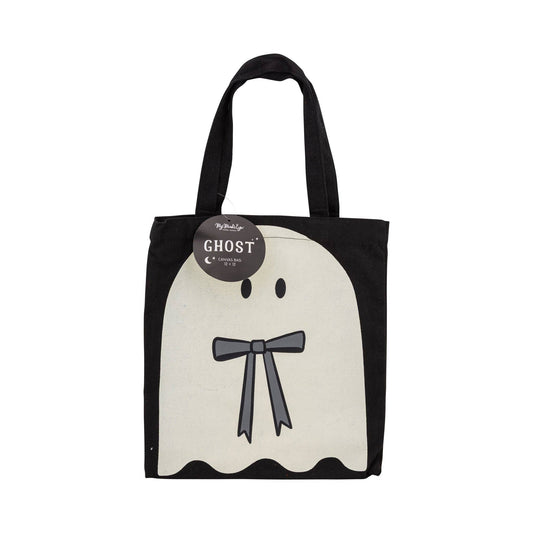 Bow Ghost 12x12 inch Canvas Bag