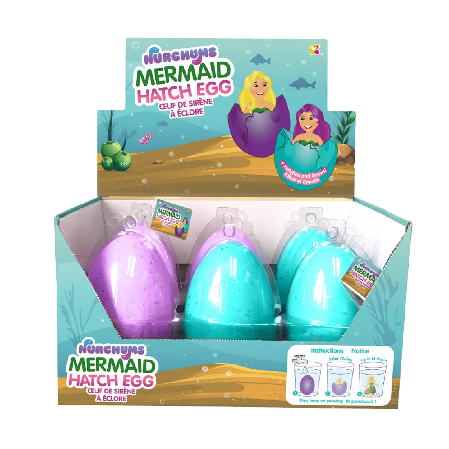 Keycraft Large Mermaid Hatch Eggs