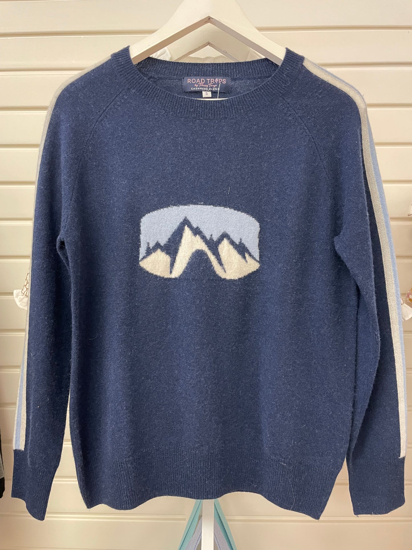 Cashmere/Wool Blend Goggle Sweater
