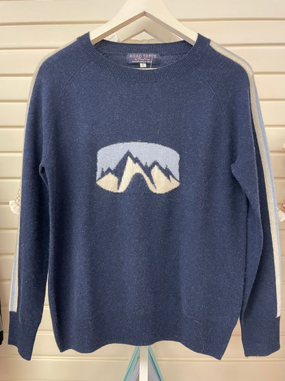 Cashmere/Wool Blend Goggle Sweater