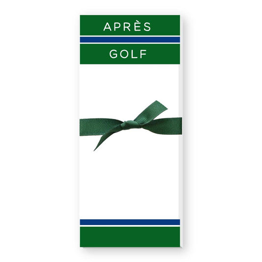 Apres Golf  Skinnie Notepads