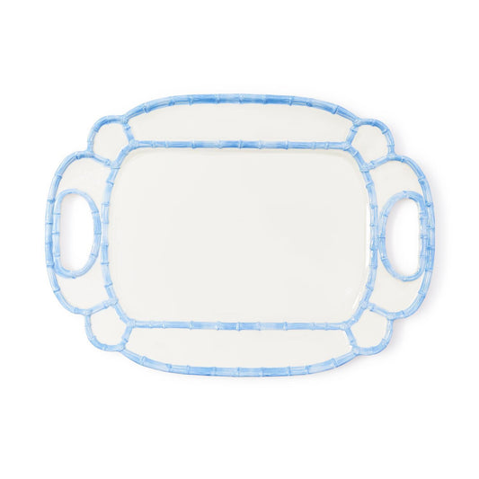 French Blue Bamboo Touch Platter