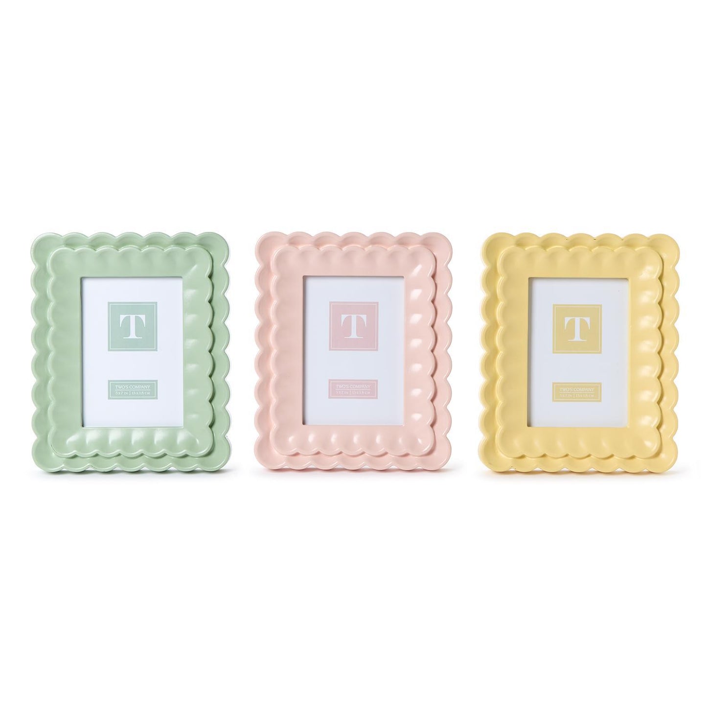 Scalloped Wood Frame