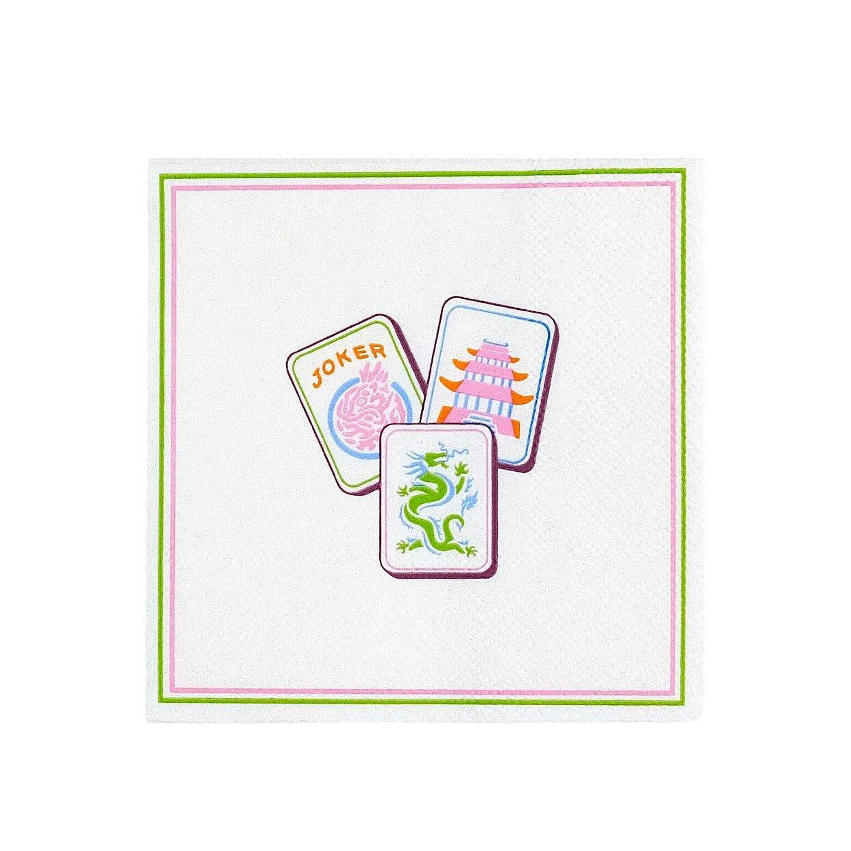Mahjong Cocktail Napkins