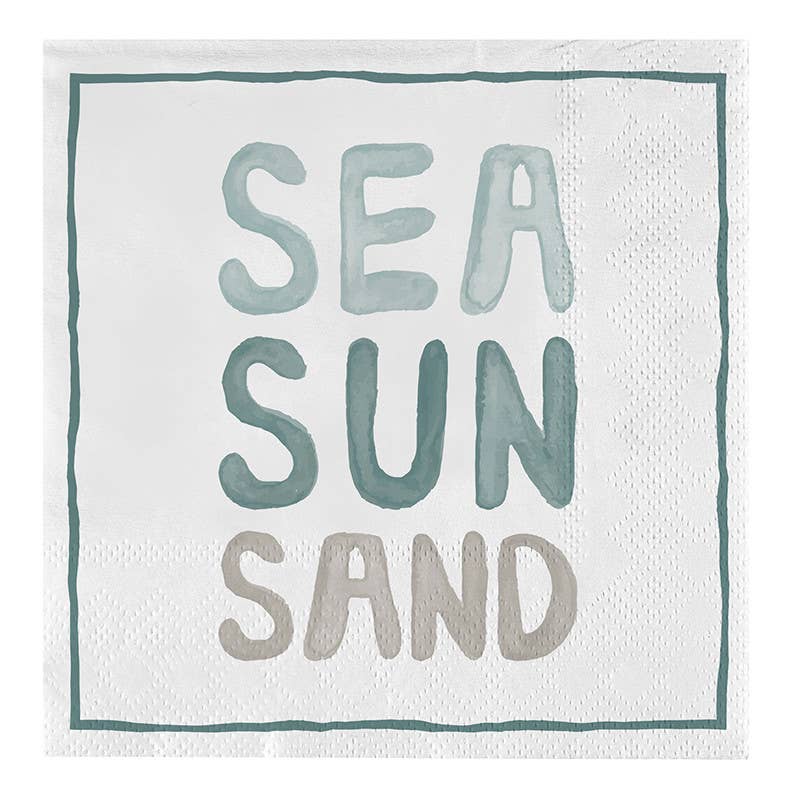 Cocktail Napkins - Sea Sun Sand