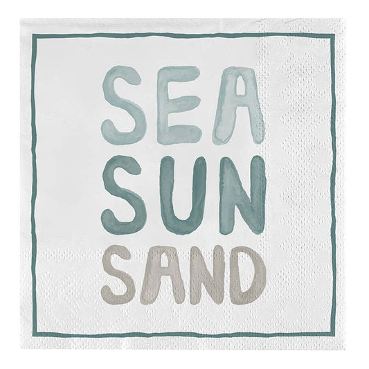 Cocktail Napkins - Sea Sun Sand