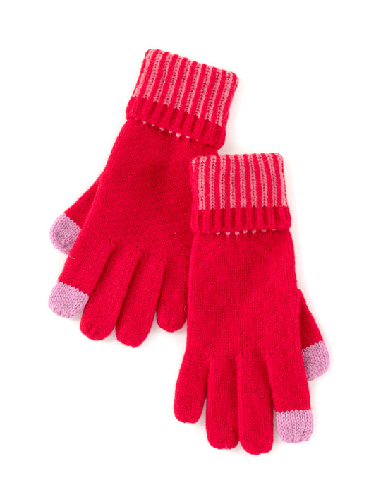 Christie Touchscreen Gloves: Red