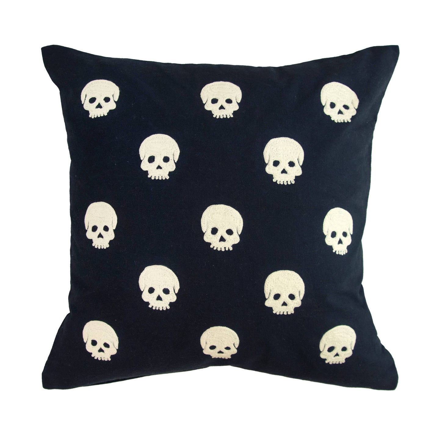 Halloween Spooky Skulls Throw Pillow