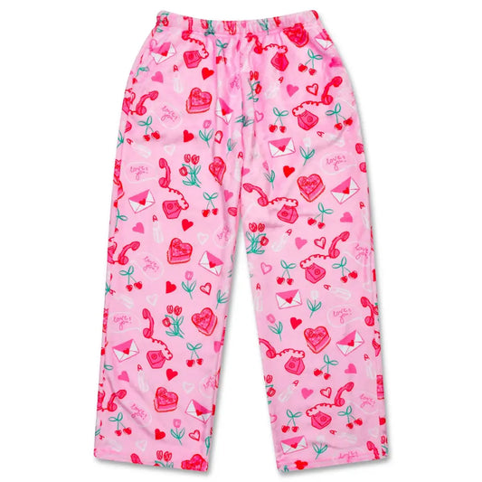 Love Doodles Plush Pants