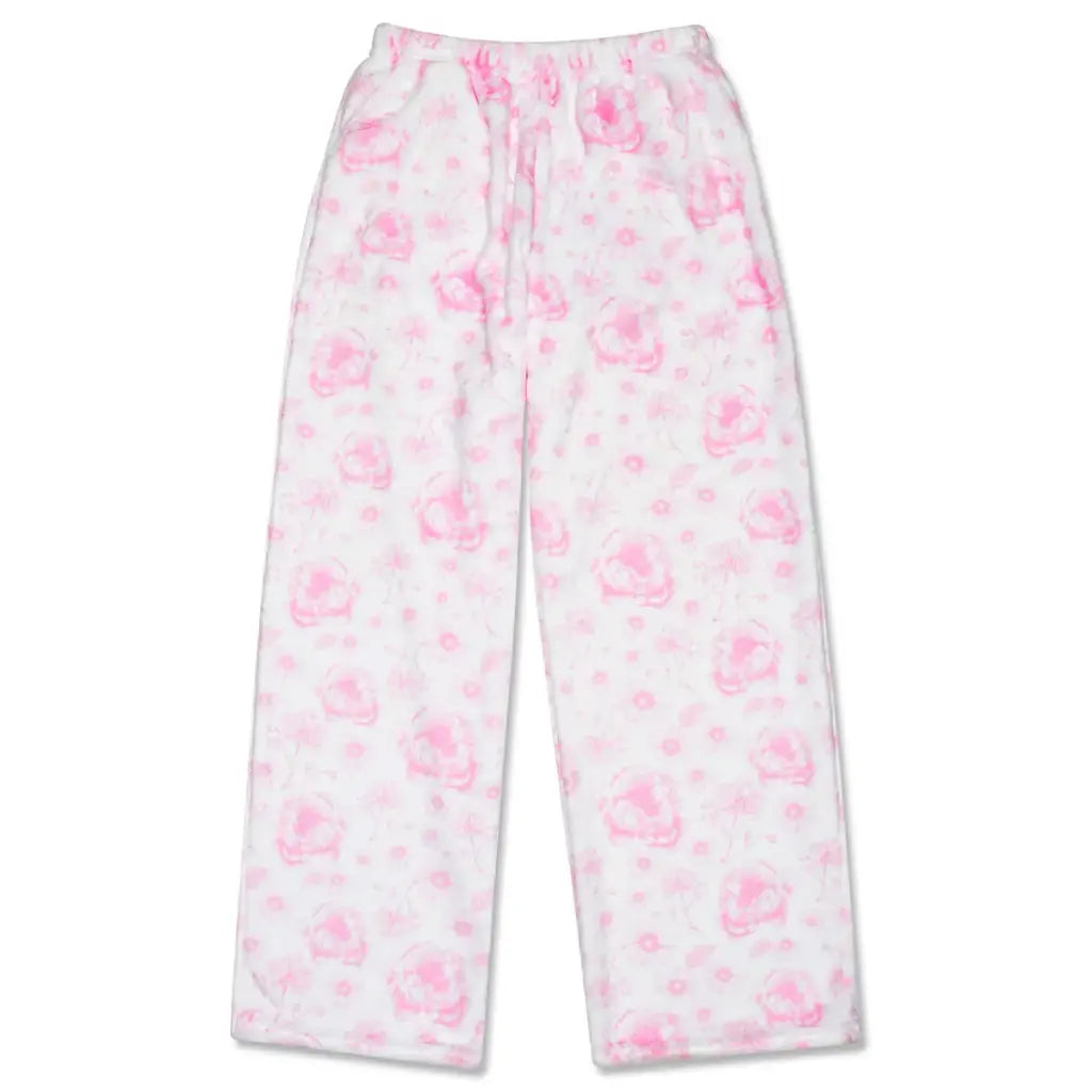 Pretty Pink Toile Plush Pants