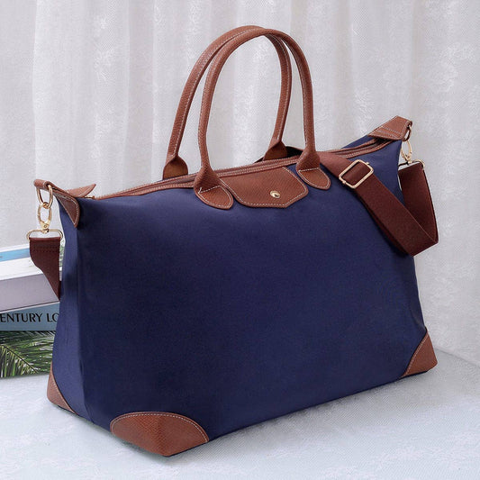 Marisa Nylon Duffel/Weekender Bag: Navy