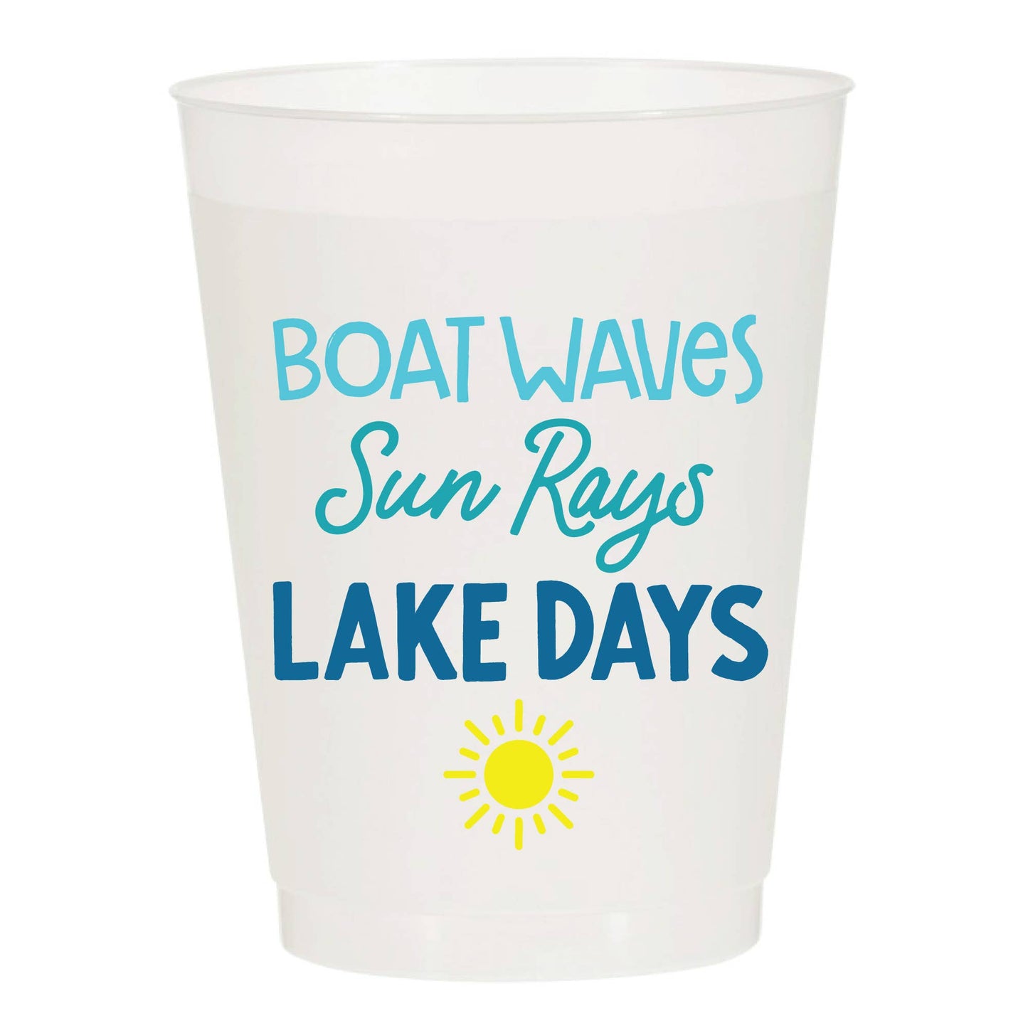 Boat-Waves-Frosted Cups