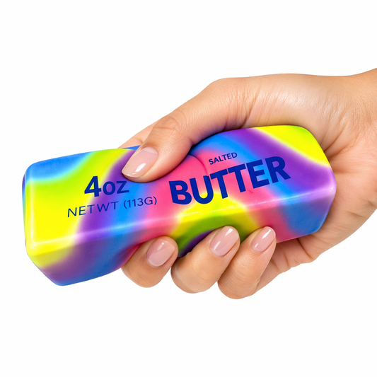 4oz Squishy Rainbow Butter