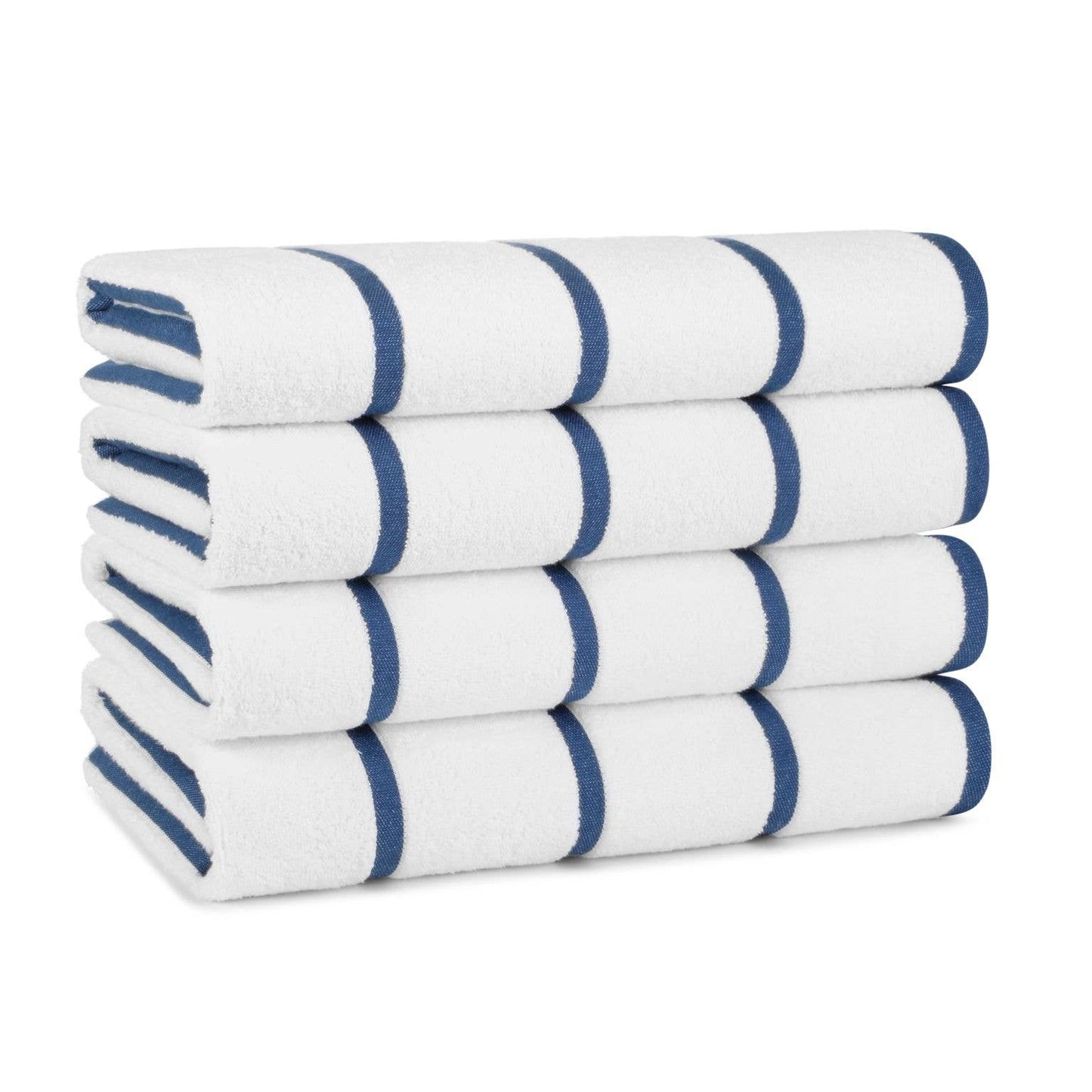 Las Rayas Striped Pool/Beach Towel : Navy