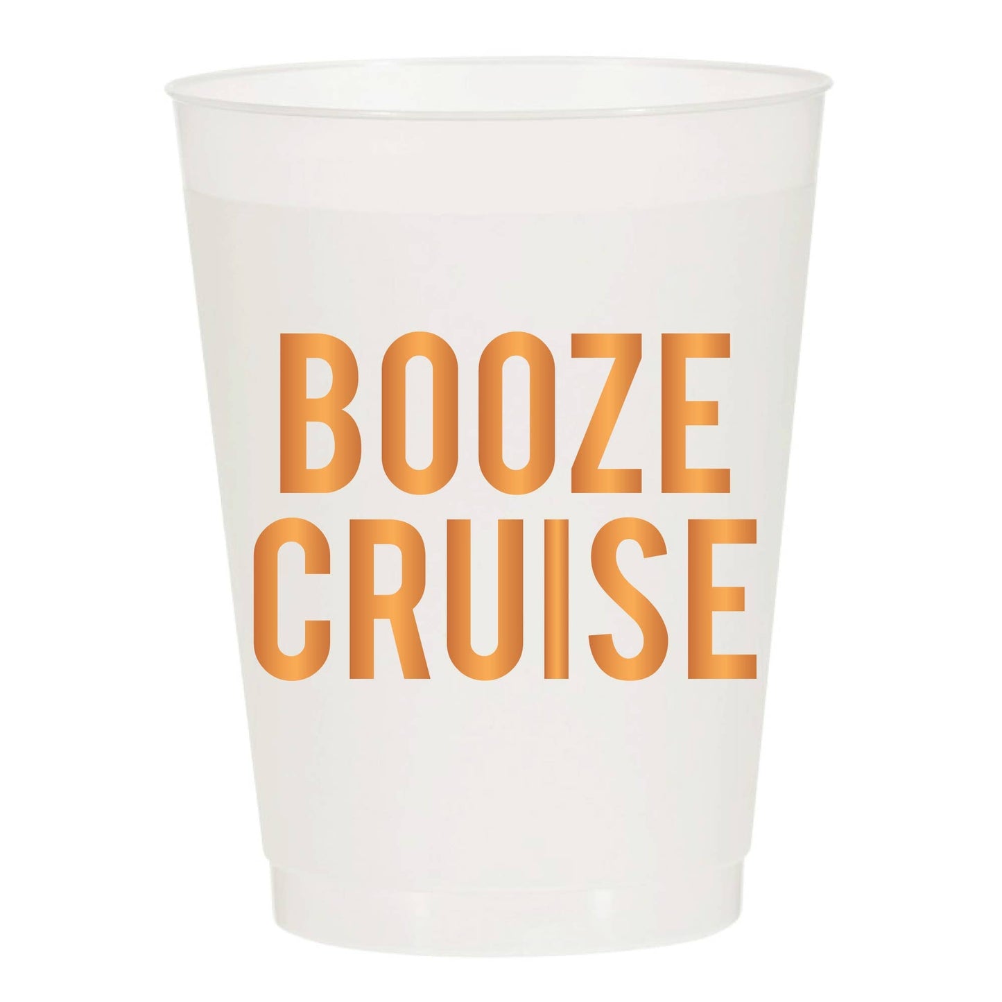 Booze Cruise Frosted Cups - Summer