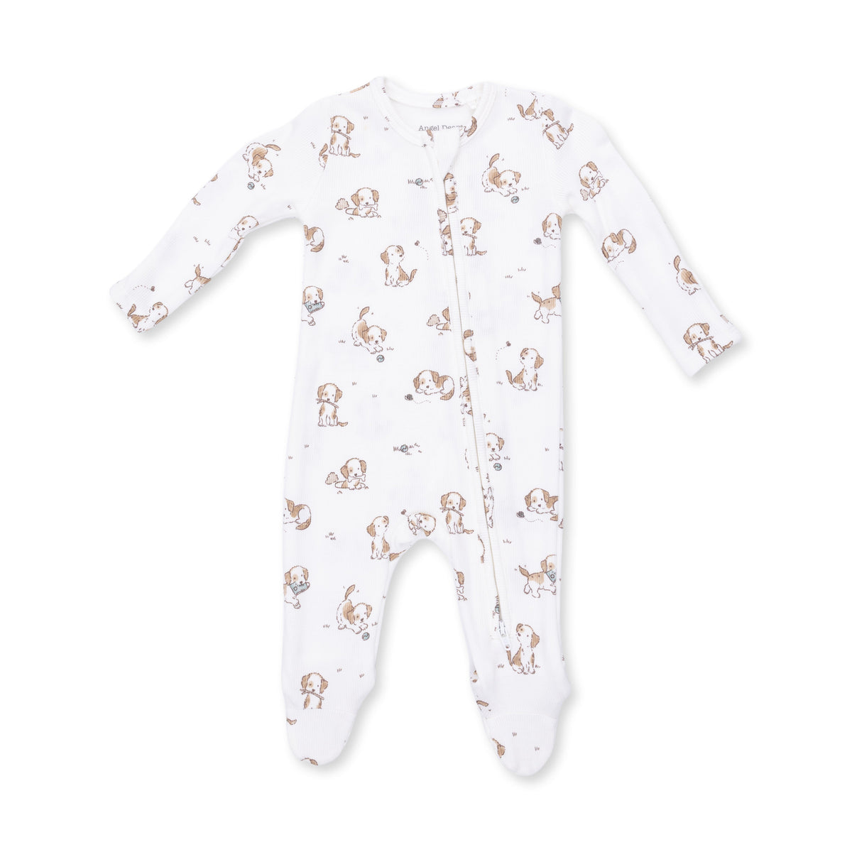 Angel Dear Explorer Puppy Blue - 2 Way Zipper Footie - image 2
