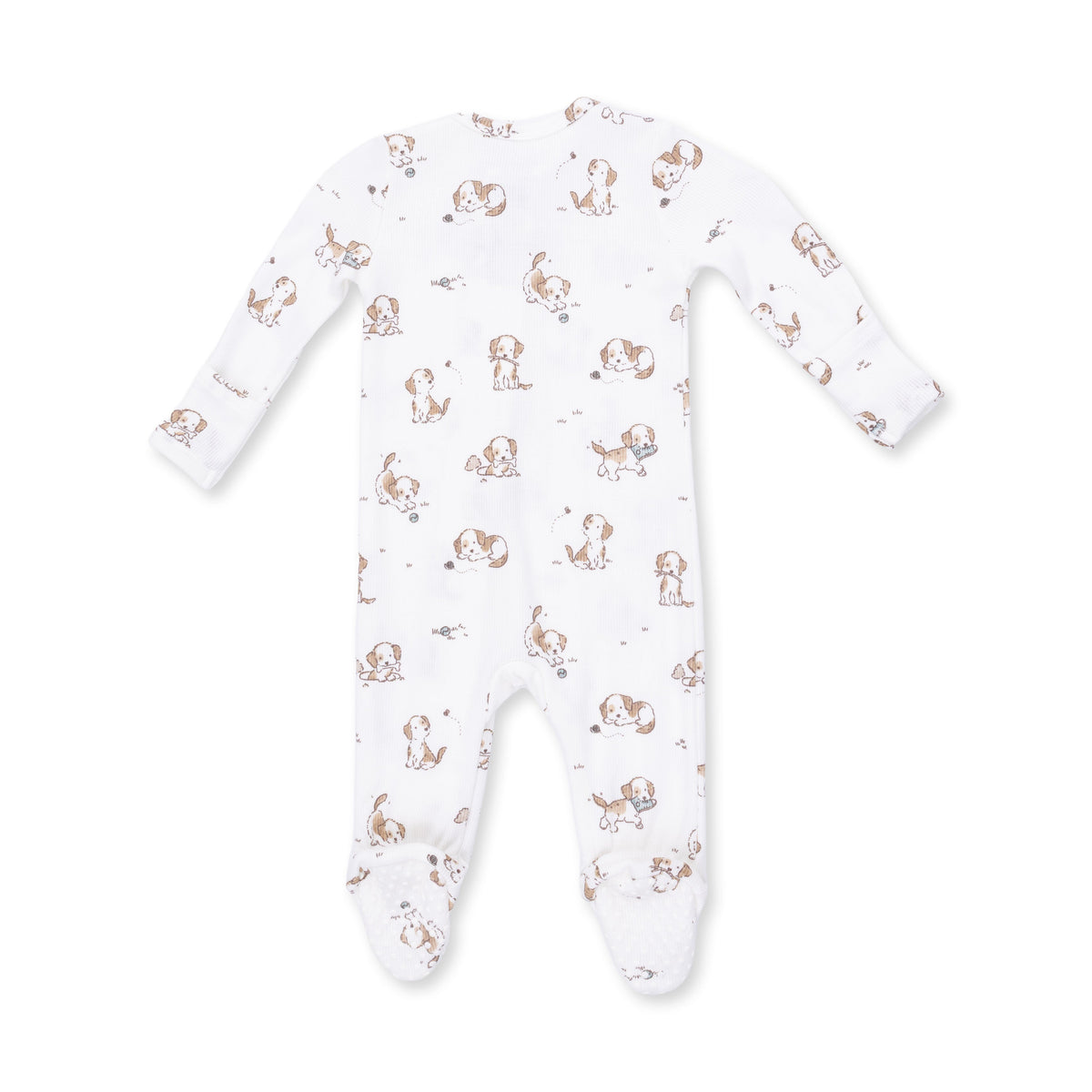 Angel Dear Explorer Puppy Blue - 2 Way Zipper Footie - image 3