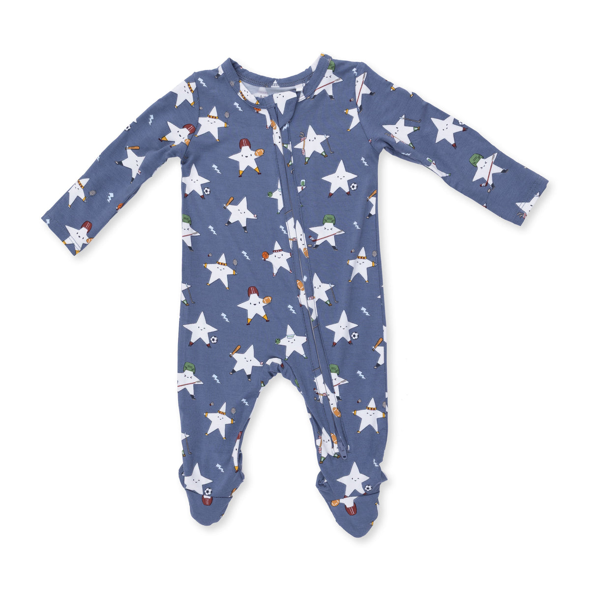 Angel Dear Sports All Stars - 2 Way Zipper Footie - image 2