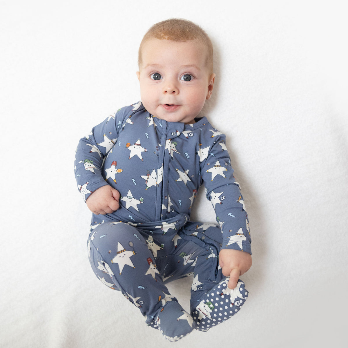 Angel Dear Sports All Stars - 2 Way Zipper Footie