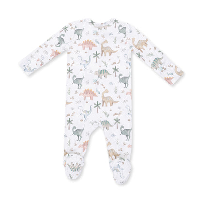 Angel Dear Sweet Baby Dinos - 2 Way Zipper Footie - image 3