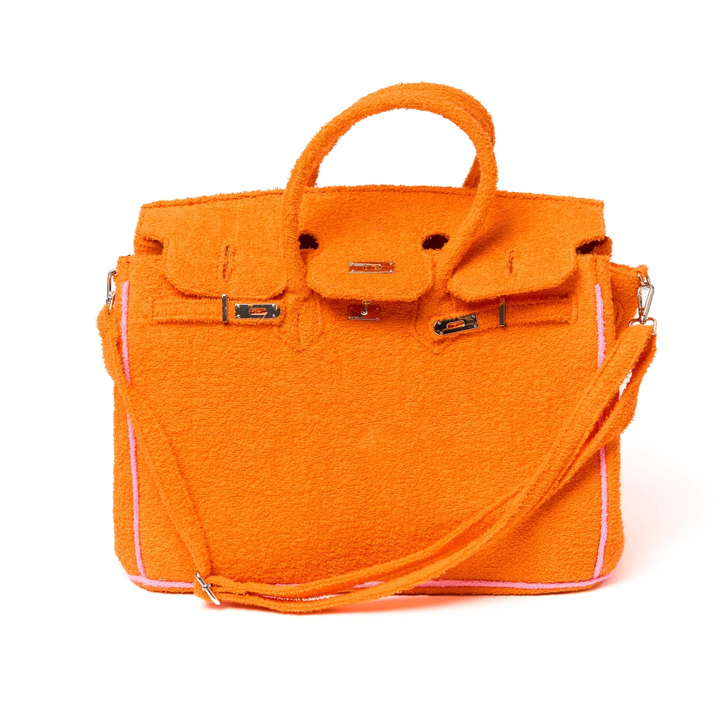 Hampton's  Tote Bag - Orange/Pink