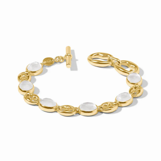 Laguna Stone Bracelet - Iridescent Clear Crystal