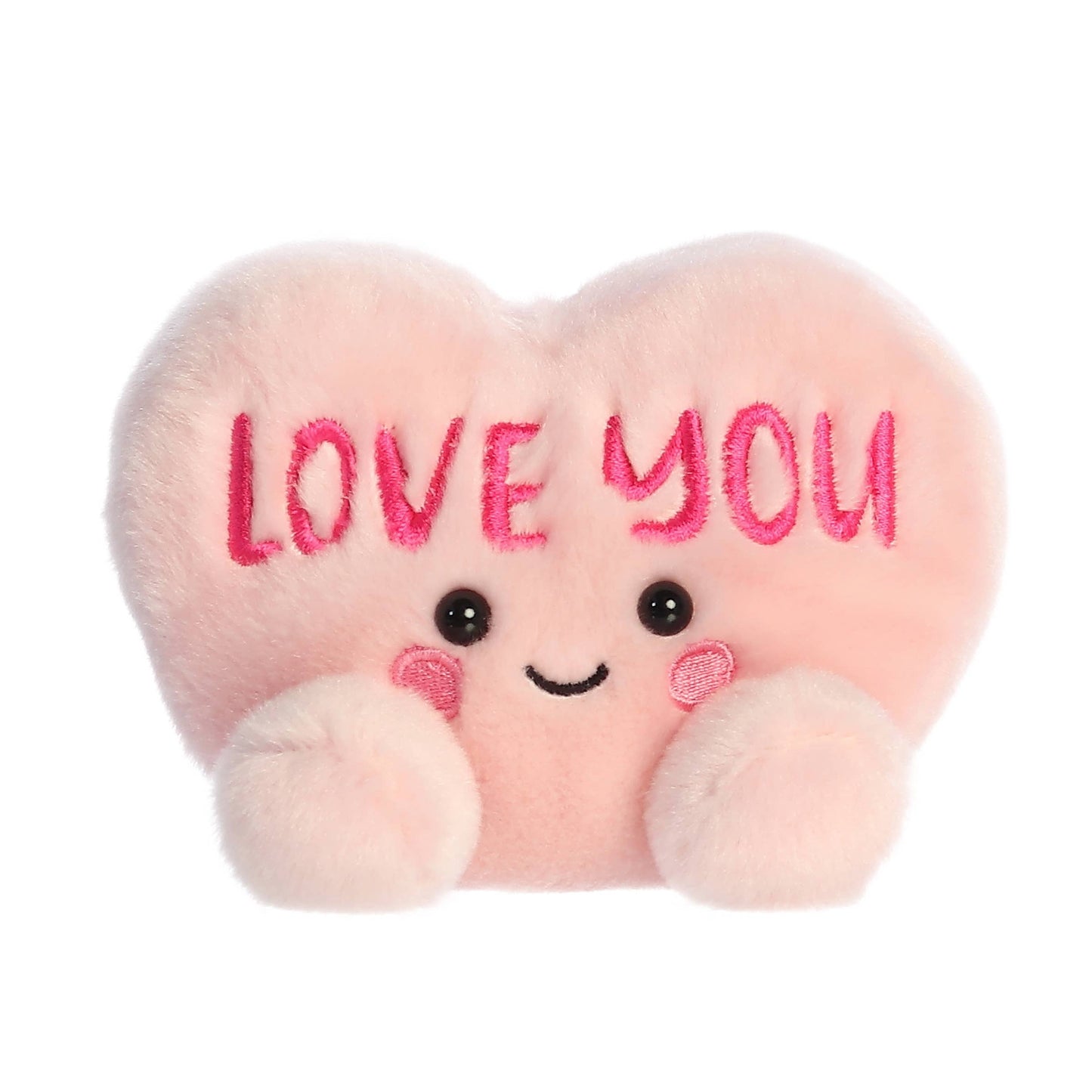 5" Plush Pal Love You Candy Heart Palm Pals Stuffed Animal