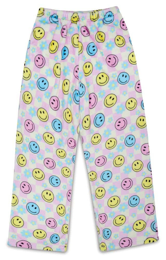 Happy Check Plush Pants