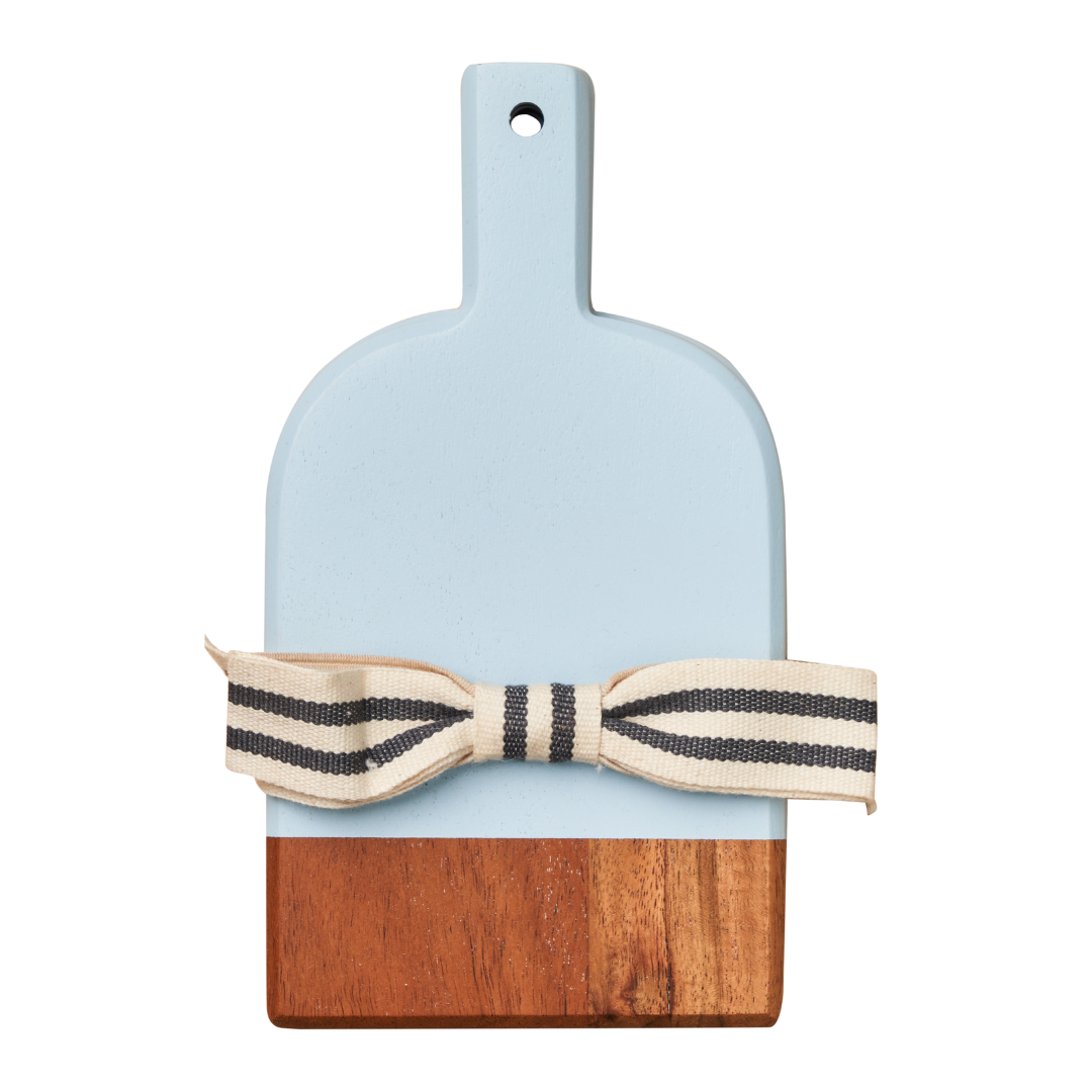 Acacia Heirloom Mini Cheese Board - 8x4.25" : Blue